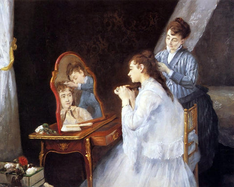  Eva Gonzales Le Petit Lever - Hand Painted Oil Painting