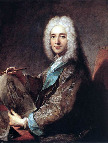  Francois De Troy Portrait of Jean de Jullienne - Hand Painted Oil Painting
