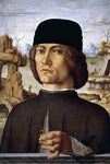  Francesco Del Cossa Portrait of a Man - Hand Painted Oil Painting