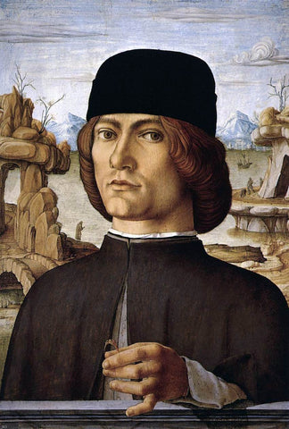  Francesco Del Cossa Portrait of a Man - Hand Painted Oil Painting