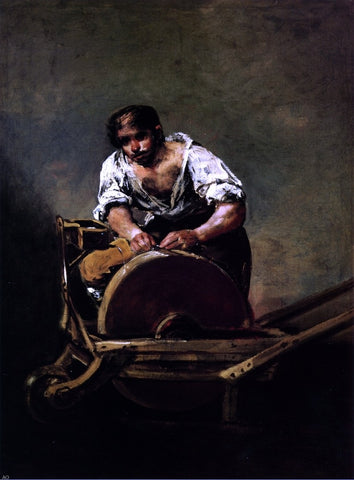  Francisco Jose de Goya Y Lucientes Knife Grinder - Hand Painted Oil Painting