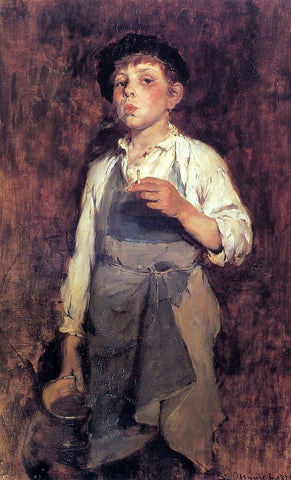  Frank Duveneck He Lives by His Wits - Hand Painted Oil Painting