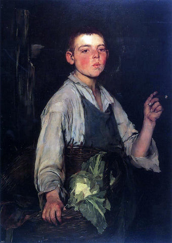  Frank Duveneck The Cobbler's Apprentice - Hand Painted Oil Painting