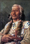  Frank Tenney Johnson Portrait of Ak-Ene-Ah - Hand Painted Oil Painting