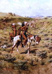  Frank Tenney Johnson The War Party - Hand Painted Oil Painting