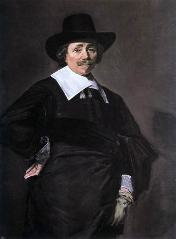  Frans Hals Portrait of a Standing Man - Hand Painted Oil Painting