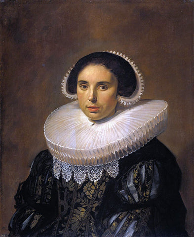 Frans Hals Portrait of a woman, possibly Sara Wolphaerts van Diemen - Hand Painted Oil Painting