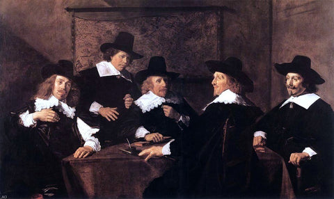  Frans Hals Regents of the St Elizabeth Hospital of Haarlem - Hand Painted Oil Painting