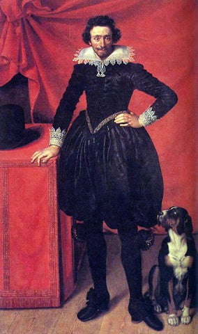  The Younger Frans Pourbus Portrait of Claude de Lorrain, Prince of Chevreuse - Hand Painted Oil Painting
