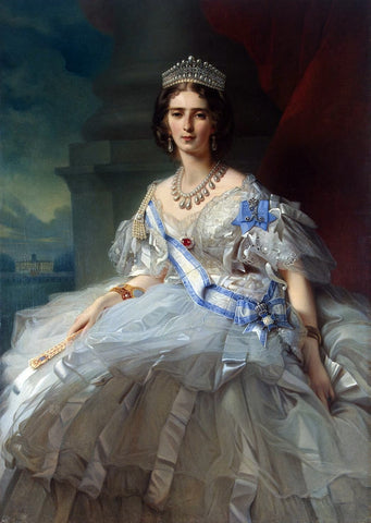  Franz Xavier Winterhalter Winterhalter Princess Tatyana Alexandrovna Yusupova - Hand Painted Oil Painting
