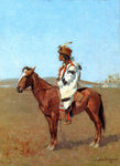  Frederic Remington Blackfoot Chief - Hand Painted Oil Painting