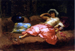  Frederick Arthur Bridgeman Odalisque - Hand Painted Oil Painting