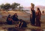  Frederick Arthur Bridgeman Women Drawing Water from The Nile - Hand Painted Oil Painting