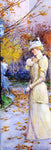  Frederick Childe Hassam Indian Summer in Madison Square - Hand Painted Oil Painting