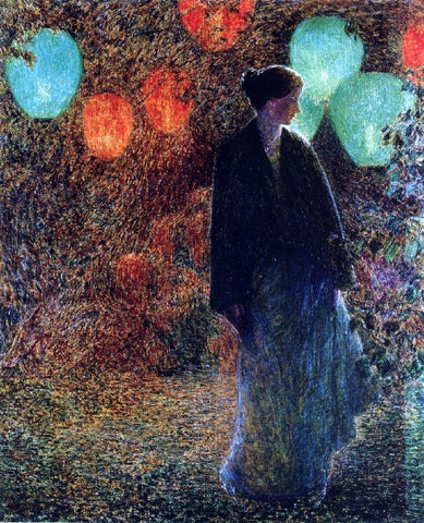  Frederick Childe Hassam July Night - Hand Painted Oil Painting