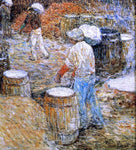 Frederick Childe Hassam New York Hod Carriers - Hand Painted Oil Painting