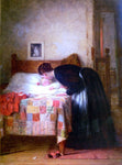  Frederick Daniel Hardy A Kiss Goodnight - Hand Painted Oil Painting