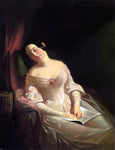  George Caleb Bingham The Dull Story - Hand Painted Oil Painting