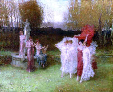  George Henry Boughton A Tanagraean Pastoral - Hand Painted Oil Painting