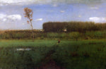 George Inness October Noon Oil Painting – OilPaintingsForSale.com