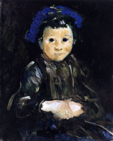  George Luks Boy with Blue Cap - Hand Painted Oil Painting