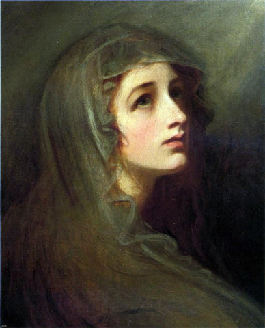  George Romney Lady Hamilton as a Vestal - Hand Painted Oil Painting