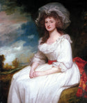  George Romney Portrait of Anne Rodbard, Mrs. Blackburn - Hand Painted Oil Painting