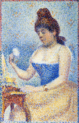  Georges Seurat Study for 'Young Woman Powdering Herself' - Hand Painted Oil Painting