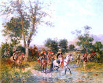  Georges Washington Cavaliers Arabes A L'Abreuvoir - Hand Painted Oil Painting