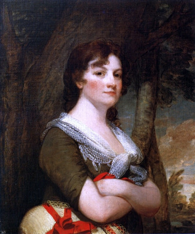  Gilbert Stuart Elizabeth Parke Custis Law - Hand Painted Oil Painting