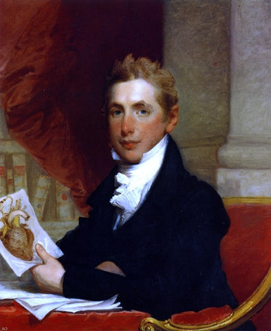  Gilbert Stuart John Collins Warren - Hand Painted Oil Painting
