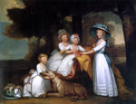  Gilbert Stuart The Children of the Second Duke of Northumberland - Hand Painted Oil Painting