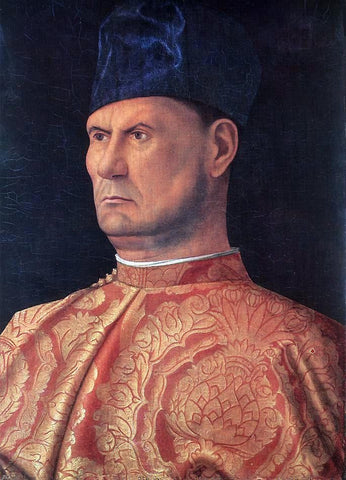  Giovanni Bellini Portrait of a Condottiere (Giovanni Emo) - Hand Painted Oil Painting