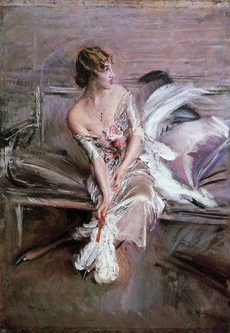  Giovanni Boldini Portrait of Gladys Deacon - Hand Painted Oil Painting