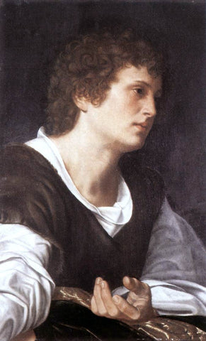  Giovanni Girolamo Savoldo Bust of a Youth - Hand Painted Oil Painting