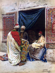  Giulio Rosati The Carpet Merchant - Hand Painted Oil Painting