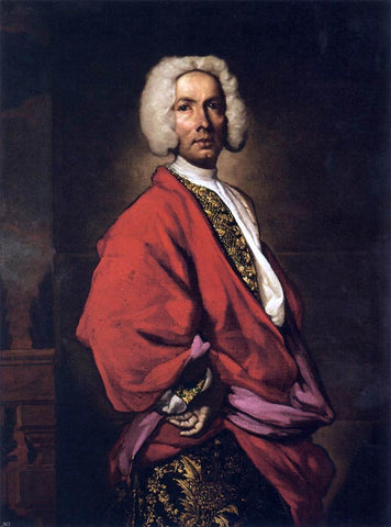  Giuseppe Vittore Fra Galgario  Ghislandi Portrait of Count Galeozzo Secco Suardo (1681-1733) - Hand Painted Oil Painting