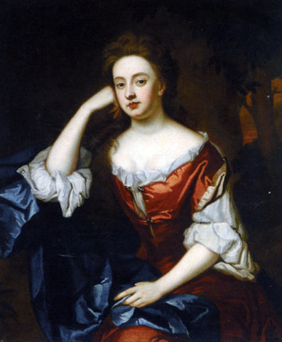  Sir Godfrey Kneller Portrait of Frances Jennings, Dutchess of Tyrconnel - Hand Painted Oil Painting