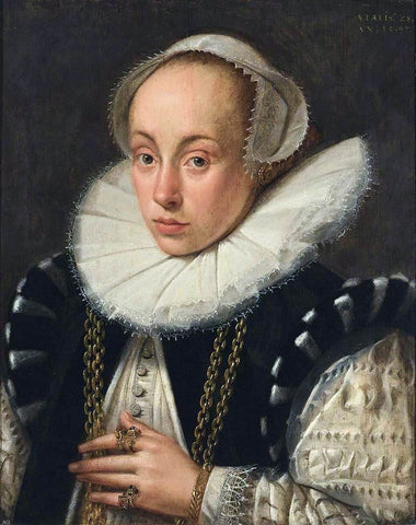  Gortzius Geldorp Portrait of a Lady - Hand Painted Oil Painting