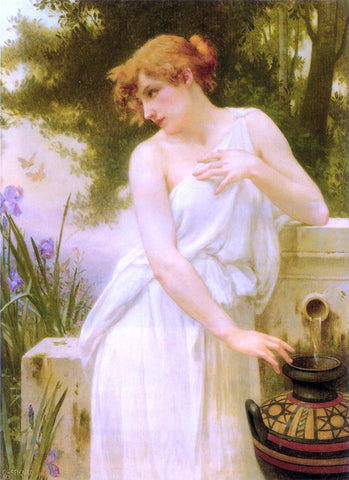  Guillaume Seignac Beauty At The Well - Hand Painted Oil Painting