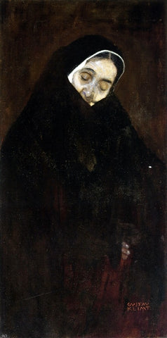  Gustav Klimt Old Woman - Hand Painted Oil Painting