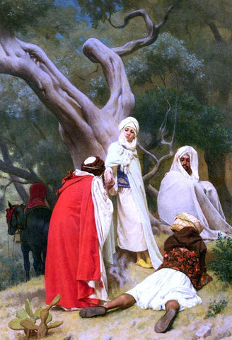  Gustave Rodolphe Boulanger Reception of an Emir - Hand Painted Oil Painting