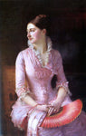  Gustave Etienne Courtois Portrait of Anne-Marie Dagnan - Hand Painted Oil Painting