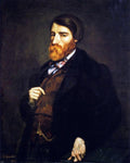  Gustave Courbet Portrait of Alfred Bruyas (also known as Painting Solution) - Hand Painted Oil Painting