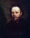  Gustave Courbet Portrait of Pierre-Joseph Proudhon - Hand Painted Oil Painting