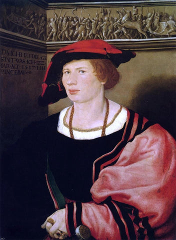  The Younger Hans Holbein Portrait of Benedikt von Hertenstein - Hand Painted Oil Painting