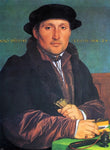  The Younger Hans Holbein Unknown Young Man at His Office Desk - Hand Painted Oil Painting