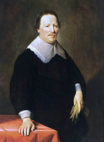  Hendrick Bloemaert Portrait of a Gentleman - Hand Painted Oil Painting