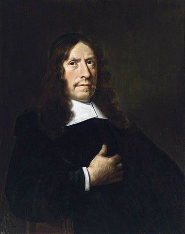  Hendrick Cornelisz Van Vliet Portrait of a Cleric - Hand Painted Oil Painting