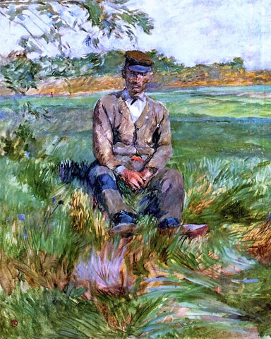  Henri De Toulouse-Lautrec A Laborer at Celeyran - Hand Painted Oil Painting